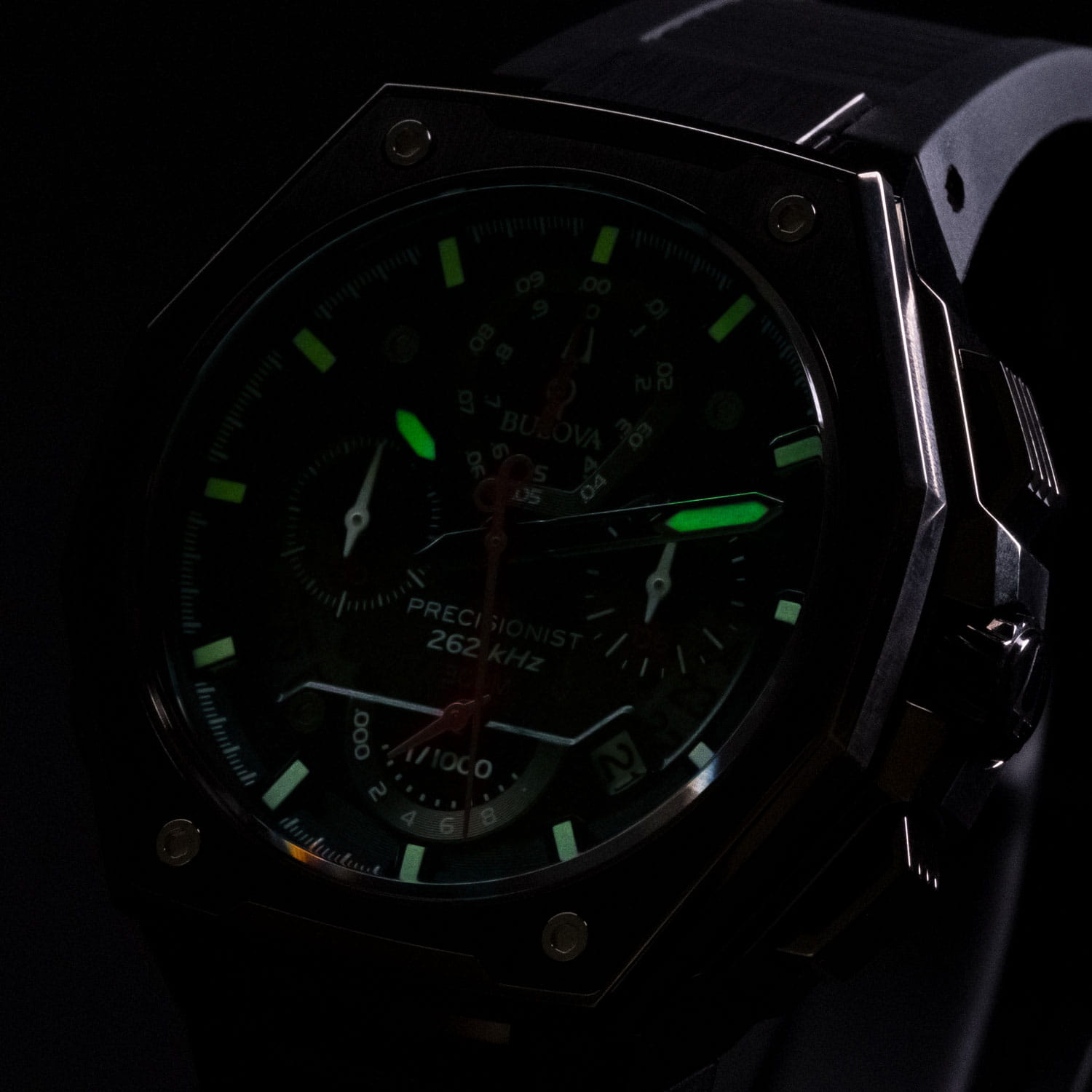 Bulova Bulova Precisionist 98B358  - задняя крышка металл сталь корпуса, сша часы