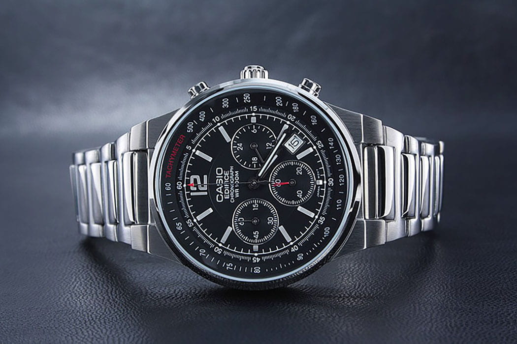 Casio Casio Edifice EF-500D-1A EF, наручные мужские часы фото под углом