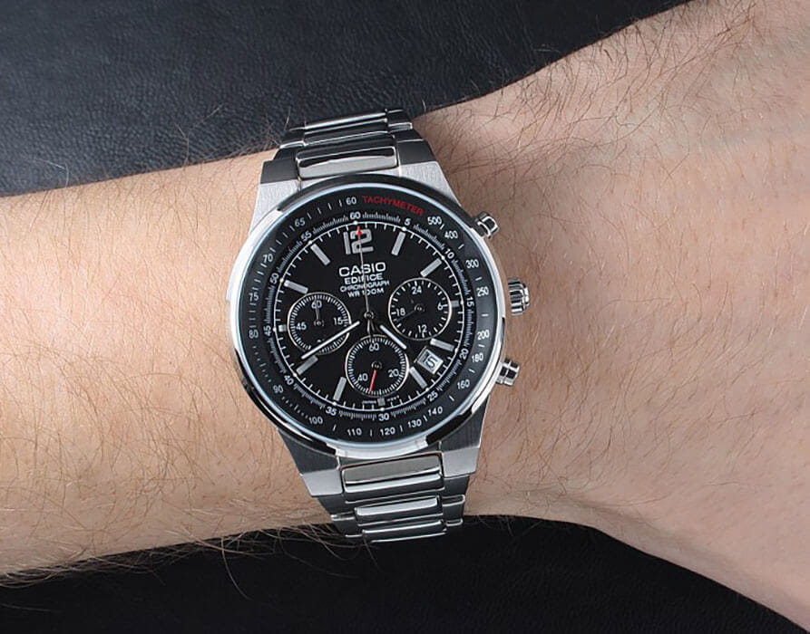 Casio Casio Edifice EF-500D-1A EF - задняя крышка сталь металл корпуса, япония часы