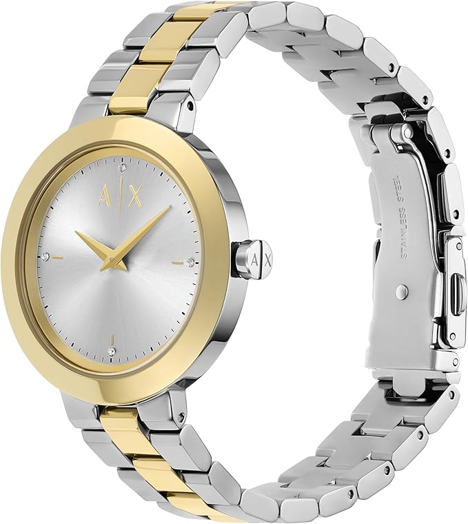 Armani Exchange Armani Exchange Jackie AX5171,  италия женские часы на браслете нержавеющая сталь с ip-покрытием боковой вид