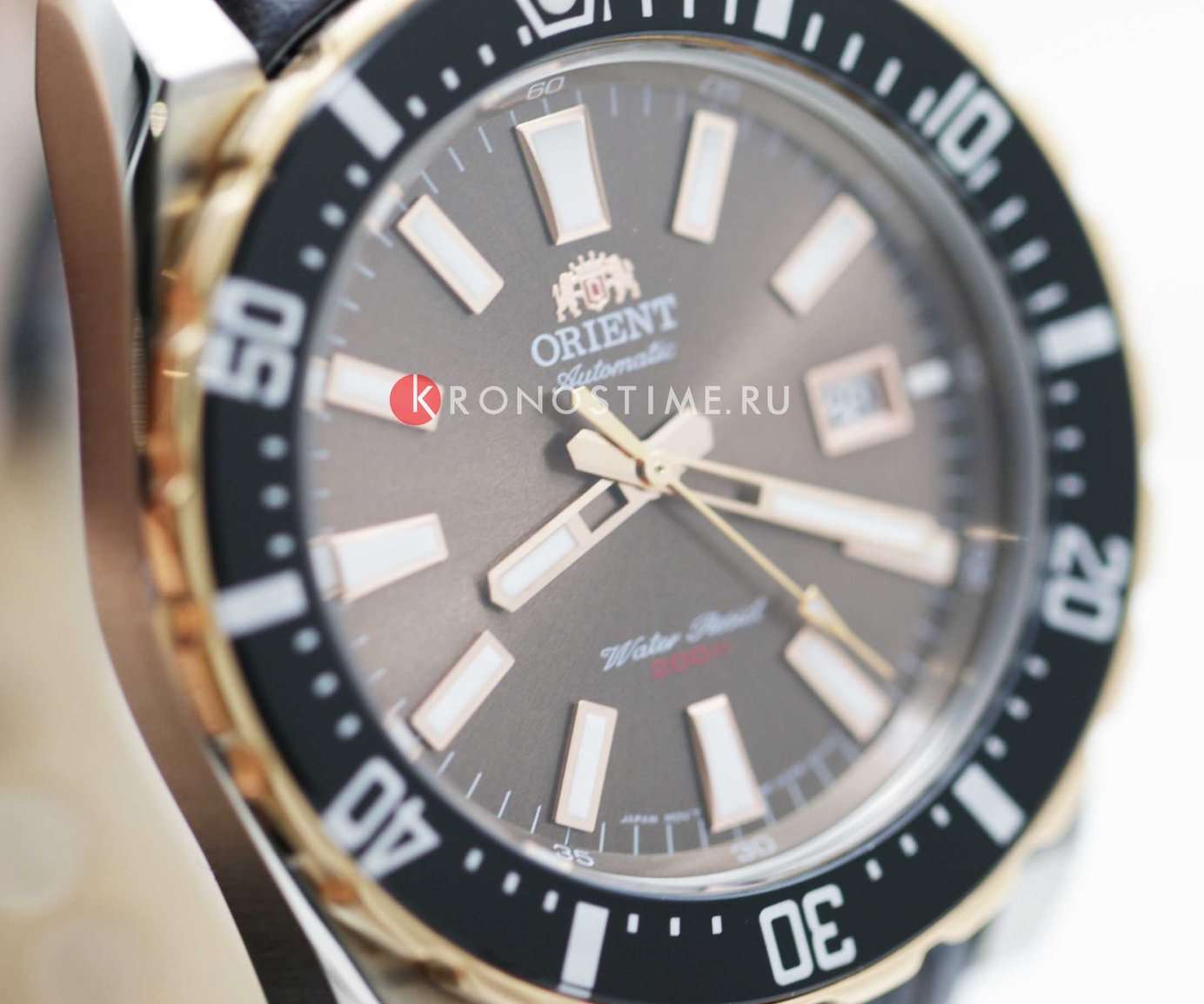 Orient Orient Diving Sports Automatic AC09002T, diving sport automatic япония мужские часы на браслете кожа + текстиль боковой вид