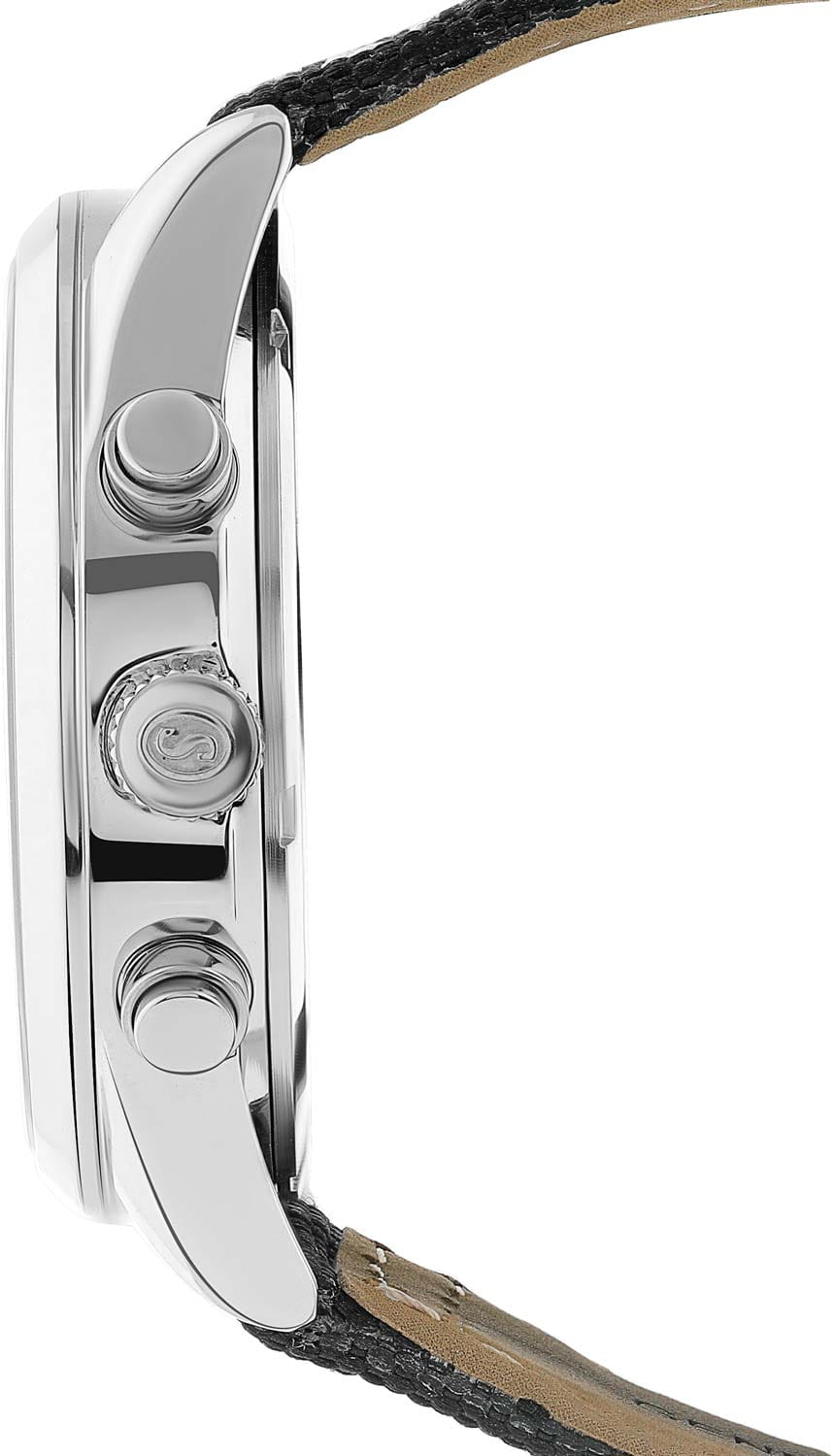 Stuhrling Stuhrling Aviator 4001.2 мужские часы черный циферблат на запястье