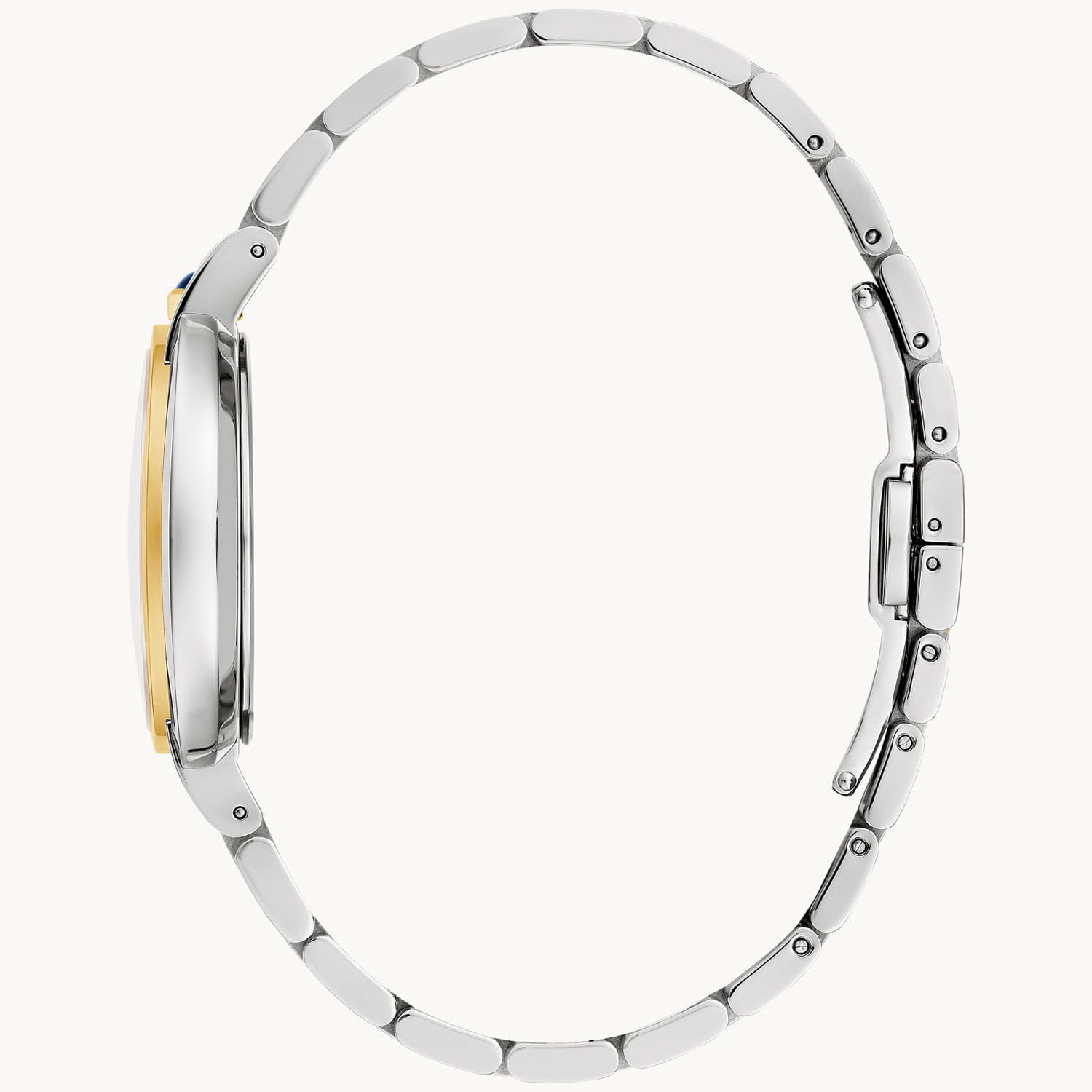 Bulova Bulova Rubaiyat 98L320,  сша женские часы на браслете нержавеющая сталь с pvd-покрытием боковой вид