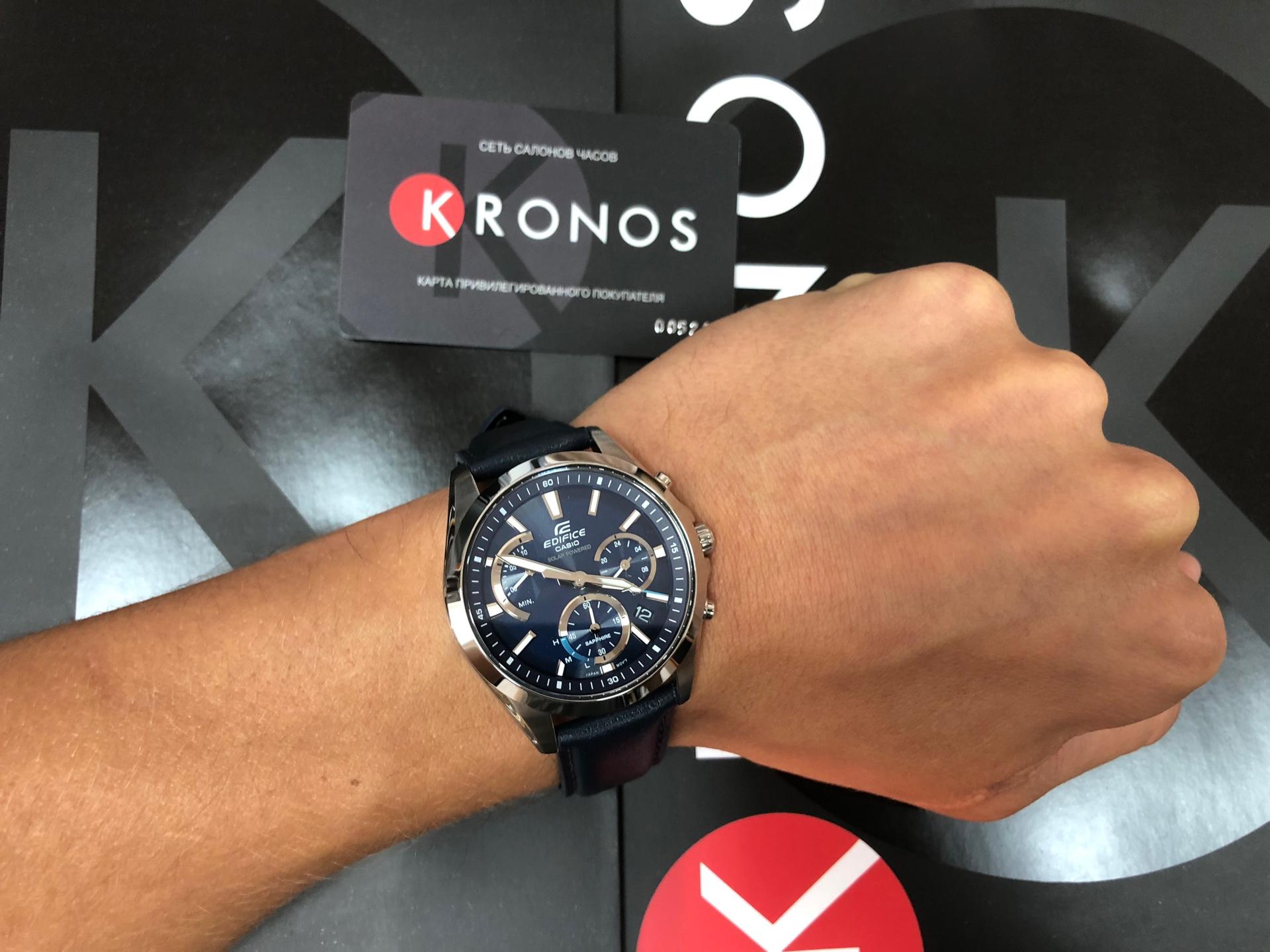 Casio Casio Edifice EFS-S530L-2A EFS-S530L-2A оригинальные мужские часы в комплекте с коробкой