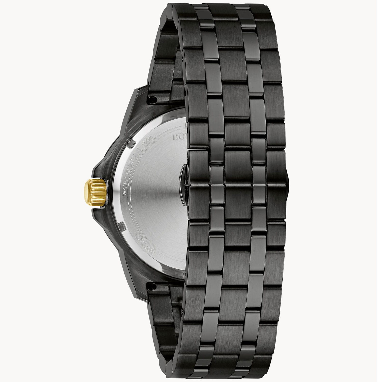 Bulova Bulova Marine Star 98D176,  сша мужские часы на браслете нержавеющая сталь с ip-покрытием боковой вид