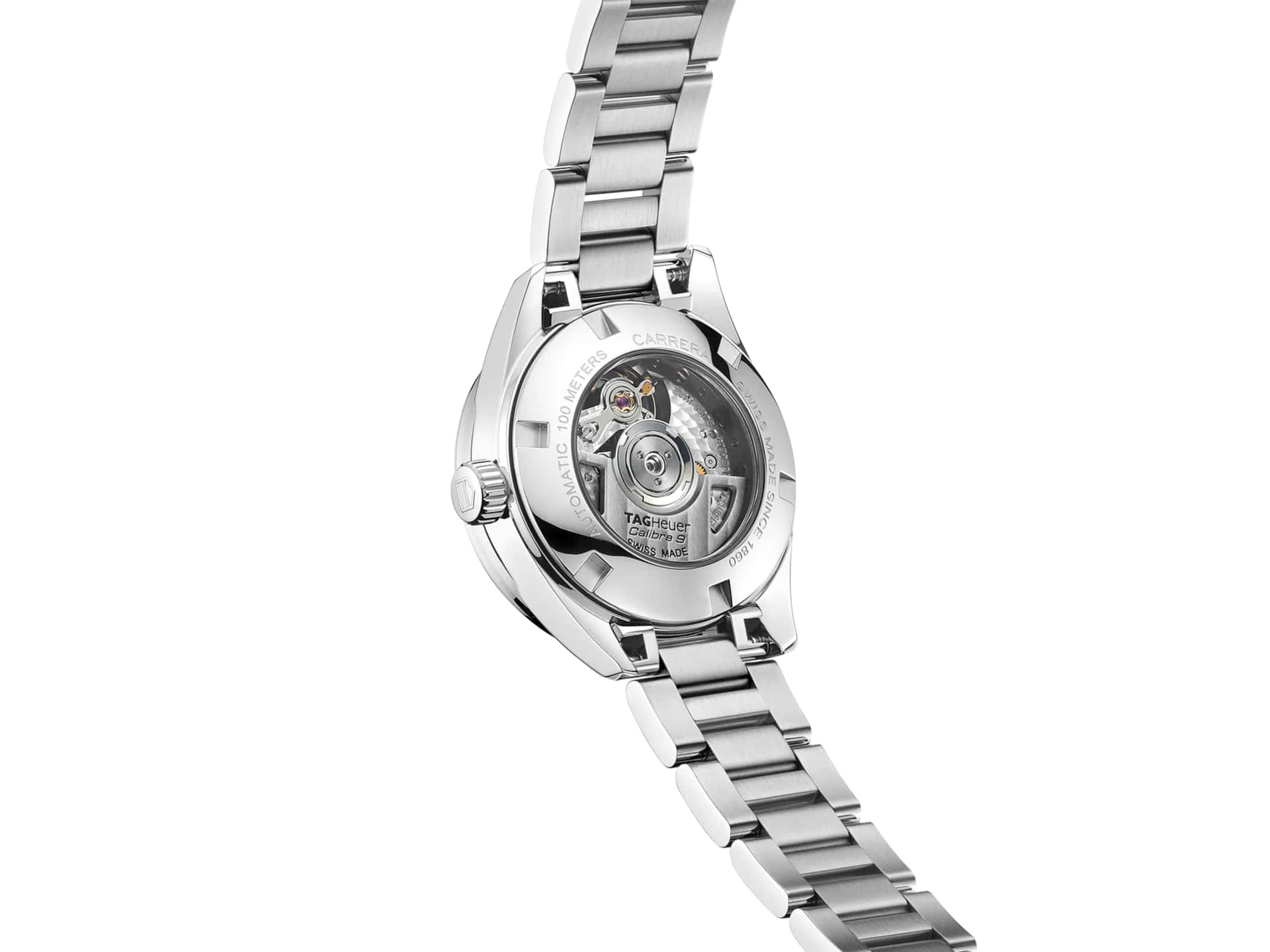 TAG Heuer TAG Heuer Carrera WAR2419.BA0776, carrera швейцария женские часы на браслете нержавеющая сталь боковой вид