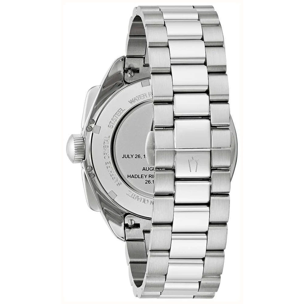 Bulova Bulova Lunar Pilot Chronograph 96K115,  сша мужские часы на браслете нержавеющая сталь боковой вид