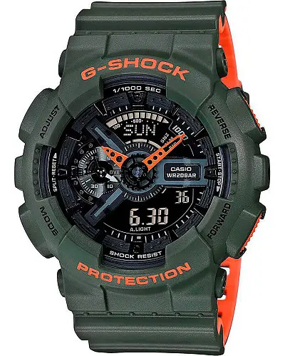 G shock clearance ga 110ln 8a