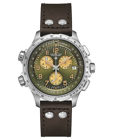 Hamilton Khaki X-Wind GMT Chrono Quartz H77932560