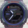 Casio Casio G-Shock GA-2100AH-6ADR (GA-2100AH-6A) g-shock японские мужские часы на браслете пластик боковой вид