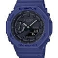 Casio Casio G-Shock GA-2100-2A GA-2100 GA-2100-2A электронные мужские часы  черный циферблат, браслет пластик — вид спереди