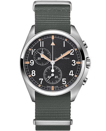 Hamilton Khaki Aviation Pilot Pioneer Chrono Quartz H76522931