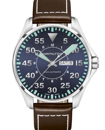 Hamilton Khaki Aviation Pilot Day Date Auto H64715545