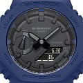 Casio Casio G-Shock GA-2100-2A электронные мужские часы часы, крупный план черный циферблат