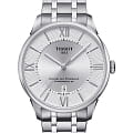 Tissot Tissot Chemin des Tourelles Powermatic 80 T099.407.11.038.00 Chemin des Tourelles T0994071103800 механические мужские часы  серебристый циферблат, браслет нержавеющая сталь — вид спереди