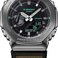 Casio Casio G-Shock GM-2100CB-3ADR (GM-2100CB-3AER) электронные мужские часы часы, крупный план черный циферблат