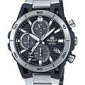 Casio Casio Edifice EQS-960D-1A (EQS-960D-1AV) EQS EQS-960D-1A кварцевые мужские часы  черный циферблат, браслет нержавеющая сталь — вид спереди