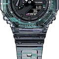 Casio GA-2100NN-1ADR наручные мужские часы застежка крупным планом