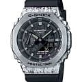 Casio Casio G-Shock GM-2100GC-1ADR (GM-2100GC-1A) GM GM-2100GC-1A электронные мужские часы  черный циферблат, браслет пластик — вид спереди