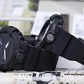  Casio Casio G-Shock GBD-800-1B на белом фоне — вид анфас