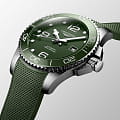Longines Longines HydroConquest L3.782.4.06.9 мужские часы зеленый циферблат на запястье