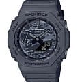 Casio Casio G-Shock GA-2100CA-8A GA-2100 GA-2100CA-8A электронные мужские часы  серый циферблат, браслет пластик — вид спереди