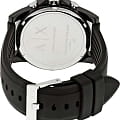 Armani Exchange Armani Exchange Cayde  AX1326 кварцевые мужские часы часы, крупный план черный циферблат