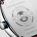 Longines Longines Evidenza L2.142.4.09.2 механические женские часы часы, крупный план красный циферблат