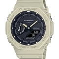 Casio Casio G-Shock GA-2100-5A GA-2100 GA-2100-5A электронные мужские часы  черный циферблат, браслет пластик — вид спереди