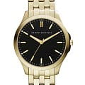 Armani Exchange Armani Exchange Cayde  AX2145  AX2145 кварцевые мужские часы  черный циферблат, браслет сталь с ip покрытием — вид спереди
