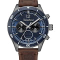 Timberland Timberland Ashmont TDWGF2230903  TDWGF2230903 кварцевые мужские часы  синий циферблат, браслет кожаный — вид спереди