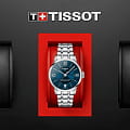 Tissot Tissot Chemin des Tourelles Powermatic 80 Lady T099.207.11.048.00 женские часы синий циферблат на запястье