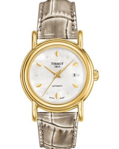 Tissot Carson Automatic Lady 18K Gold T907.007.16.106.00