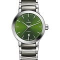 Rado Rado Centrix Automatic R30011312 Automatic R30011312 механические женские часы  зеленый циферблат, браслет сталь + высокотехнологичная плазменная керамика — вид спереди