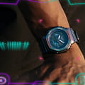 Casio Casio G-Shock GA-2100AH-6ADR (GA-2100AH-6A) GA-2100 — задняя крышка карбон пластик корпуса японские часы