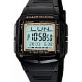 Casio Casio DB-36-9AVDF (DB-36-9A)  DB-36-9A кварцевые мужские часы  серый циферблат, браслет пластик — вид спереди