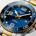Longines Longines HydroConquest L3.781.3.96.7  наручные мужские часы фото под углом.