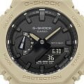 Casio Casio G-Shock GA-2100-5A электронные мужские часы часы, крупный план черный циферблат