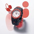 Часы Maurice Lacroix Aikon #Tide Black, Red and White AI2008-04010-400-J фото 5