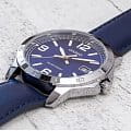 Casio Casio Collection MTP-V004L-2BUDF (MTP-V004L-2B) кварцевые мужские часы часы, крупный план синий циферблат