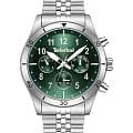 Timberland Timberland Ashmont TDWGK0054702  TDWGK0054702 кварцевые мужские часы  зеленый циферблат, браслет нержавеющая сталь — вид спереди