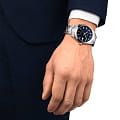 Tissot Tissot Gentleman Powermatic 80 Silicium T127.407.11.041.00 Gentleman, наручные мужские часы фото под углом