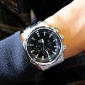Casio Casio Collection MTP-E505D-1A collection японские мужские часы на браслете нержавеющая сталь боковой вид